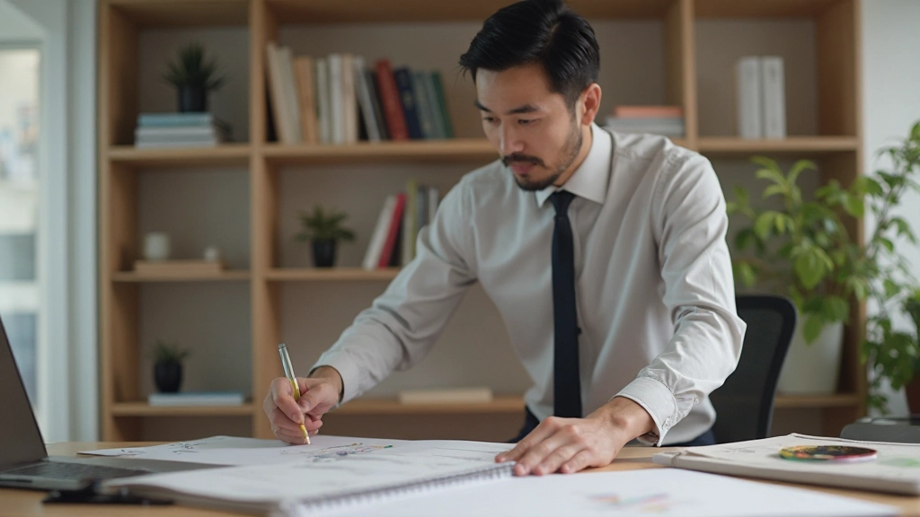 天井までの高い棚システムとスマートな収納設計